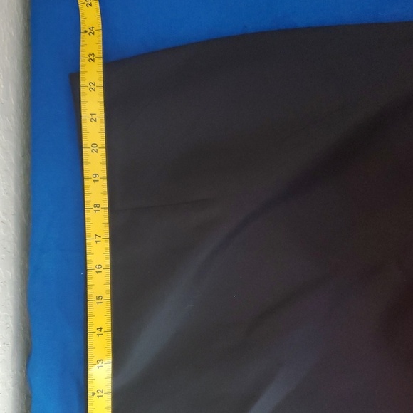 Lane Bryant Skirt Asymmetrical Pencil Black Split Plus Size 24 - Picture 6 of 7